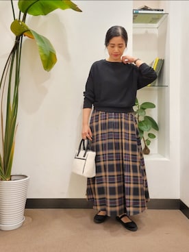 「URBAN RESEARCH DOORS」｜浪口　絵美さん（レディース・164cm）の秋コーディネート