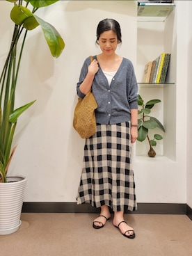 浪口　絵美さん（レディース・164cm）の夏コーディネート