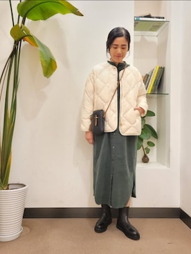 「URBAN RESEARCH DOORS」｜浪口　絵美さん（レディース・164cm）の秋コーディネート