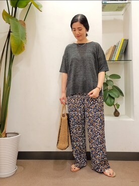 浪口　絵美さん（レディース・164cm）の夏コーディネート