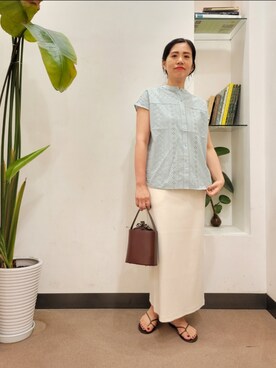 浪口　絵美さん（レディース・164cm）の夏コーディネート