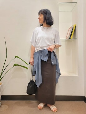 浪口 絵美さん(レディース・164cm)の夏コーディネート