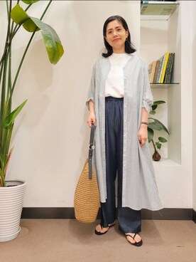 浪口　絵美さん（レディース・164cm）の夏コーディネート