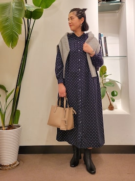 浪口 絵美さん(レディース・164cm)の冬コーディネート