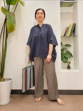 浪口　絵美さん（レディース・164cm）の夏コーディネート