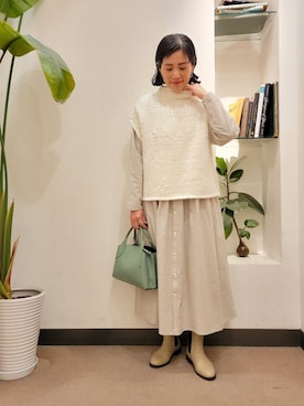 浪口　絵美さん（レディース・164cm）の冬コーディネート