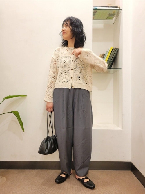 新品タグ付き かぐれ ペルーノルディックカーディガン アーバン