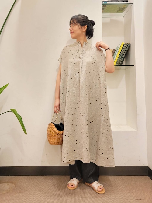セール】リネンドットフレアワンピース（ワンピース）｜URBAN RESEARCH