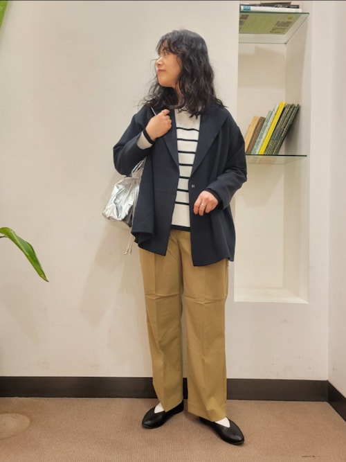【極美品】UNIVERSAL PRODUCTS トラウザーパンツ ECRU カートトラウザーズ｜オーガニックコットンツイル (BEIGE