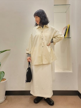 「RODE SKO（ロデスコ）のアイテム」を使った、浪口　絵美さん（レディース・164cm）の秋コーディネート