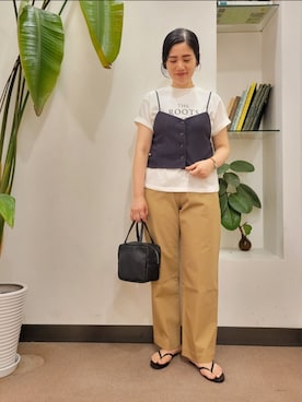 浪口 絵美さん(レディース・164cm)の夏コーディネート