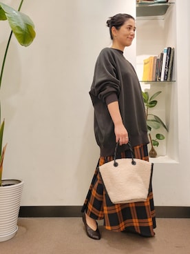 浪口　絵美さん（レディース・164cm）の秋コーディネート