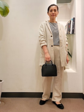 「かぐれ（カグレ）のアイテム（その他アウター）」を使った、浪口　絵美さん（レディース・164cm）の秋コーディネート