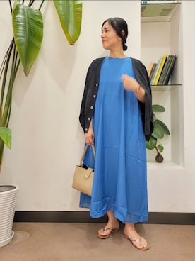 「MARCO BIANCHINI（マルコビアンチーニ）のアイテム」を使った、emiinamiiさん（レディース・164cm）の夏コーディネート