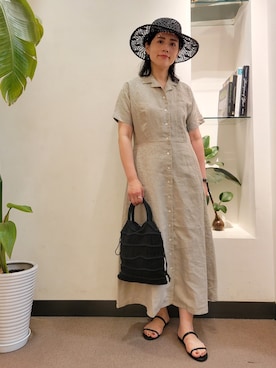 浪口　絵美さん（レディース・164cm）の夏コーディネート