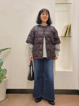 「RODE SKO（ロデスコ）のアイテム」を使った、浪口　絵美さん（レディース・164cm）の秋コーディネート