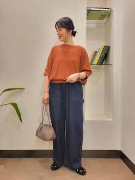 「URBAN RESEARCH DOORS（アーバンリサーチドアーズ）のアイテム」を使った、浪口　絵美さん（レディース・164cm）の秋コーディネート