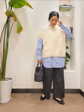 「URBAN RESEARCH DOORS」｜浪口　絵美さん（レディース・164cm）の冬コーディネート