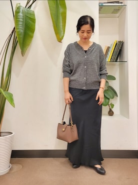 「MARCO BIANCHINI（マルコビアンチーニ）のアイテム」を使った、emiinamiiさん（レディース・164cm）の秋コーディネート