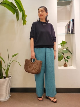 浪口　絵美さん（レディース・164cm）の夏コーディネート