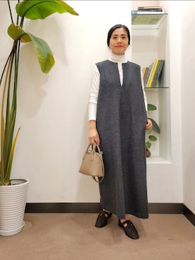 浪口　絵美さん（レディース・164cm）の秋コーディネート