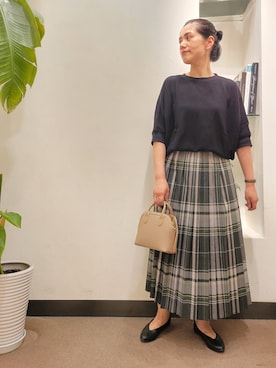 浪口　絵美さん（レディース・164cm）の秋コーディネート