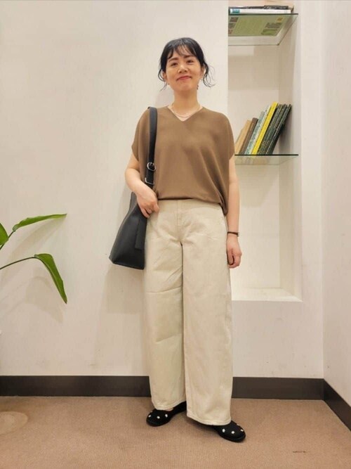 新品未使用タグ付◇URBAN RESEARCH◇Vネックコンビネゾン セール】Vネックコクーンニット（ニット/セーター）｜URBAN
