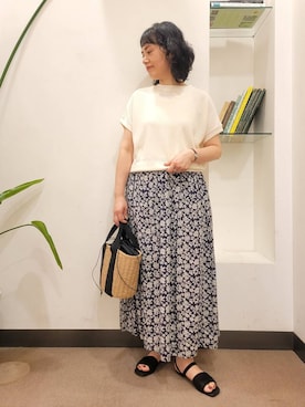 浪口　絵美さん（レディース・164cm）の夏コーディネート