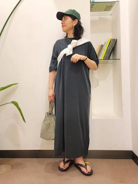 「TAW&TOE（トーアンドトー）のアイテム」を使った、浪口　絵美さん（レディース・164cm）の夏コーディネート