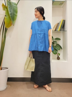 浪口　絵美さん（レディース・164cm）の夏コーディネート