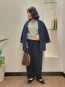 「RODE SKO（ロデスコ）のアイテム」を使った、浪口　絵美さん（レディース・164cm）の秋コーディネート