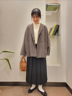 「アイテム（パンプス）」を使った、浪口　絵美さん（レディース・164cm）の秋コーディネート