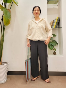 浪口　絵美さん（レディース・164cm）の夏コーディネート