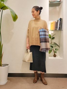 浪口　絵美さん（レディース・164cm）の冬コーディネート