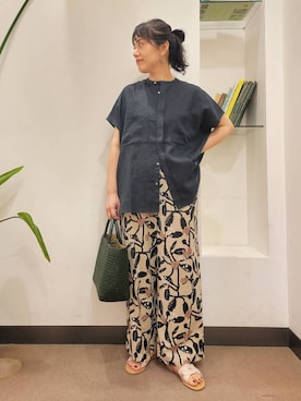 浪口　絵美さん（レディース・164cm）の夏コーディネート