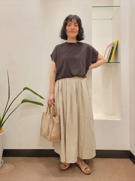 浪口　絵美さん（レディース・164cm）の夏コーディネート