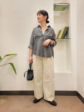 「URBAN RESEARCH DOORS（アーバンリサーチドアーズ）のアイテム」を使った、浪口　絵美さん（レディース・164cm）の夏コーディネート