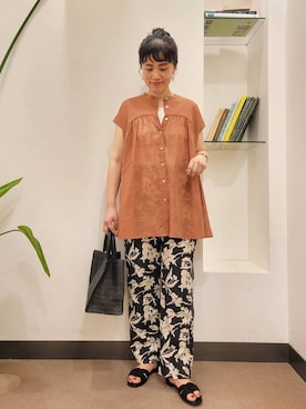 浪口　絵美さん（レディース・164cm）の夏コーディネート