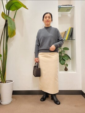 浪口 絵美さん(レディース・164cm)の冬コーディネート