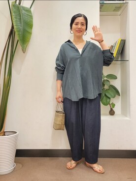 浪口　絵美さん（レディース・164cm）の夏コーディネート