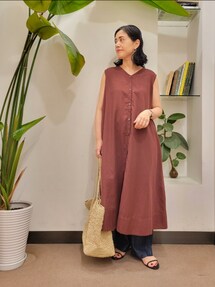 新品 アーバンリサーチドアーズ リネン2wayワンピース URBAN RESEARCH DOORS（アーバンリサーチドアーズ）の「リネン