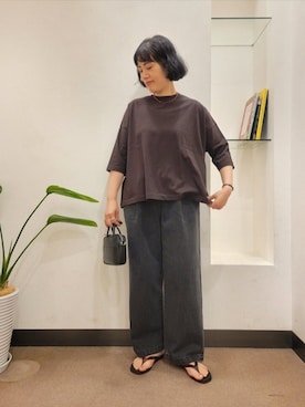 「IPANEMA（イパネマ）のアイテム」を使った、浪口　絵美さん（レディース・164cm）の春コーディネート