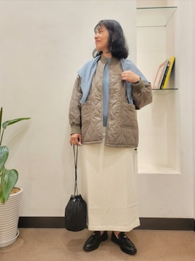 「FORK&SPOON（フォークアンドスプーン）のアイテム」を使った、浪口　絵美さん（レディース・164cm）の秋コーディネート
