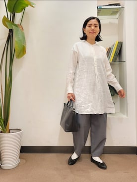 「MARCO BIANCHINI（マルコビアンチーニ）のアイテム」を使った、emiinamiiさん（レディース・164cm）の春コーディネート