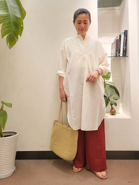 浪口　絵美さん（レディース・164cm）の夏コーディネート