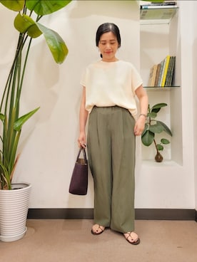 浪口　絵美さん（レディース・164cm）の夏コーディネート