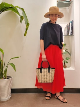 浪口　絵美さん（レディース・164cm）の夏コーディネート