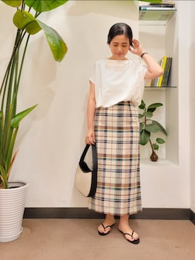 浪口　絵美さん（レディース・164cm）の夏コーディネート