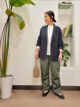 「URBAN RESEARCH DOORS」｜浪口　絵美さん（レディース・164cm）の秋コーディネート