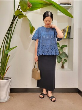 浪口 絵美さん(レディース・164cm)の夏コーディネート